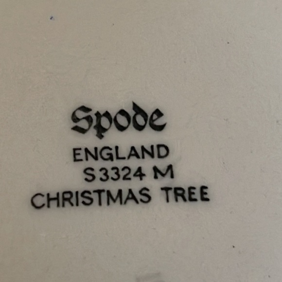 Spode Christmas Tree 6 Section Round Server Relish Tray 11" Scalloped Appetizer - Picture 4 of 4